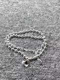 Heart Pendant Necklace 925 Silver Plated