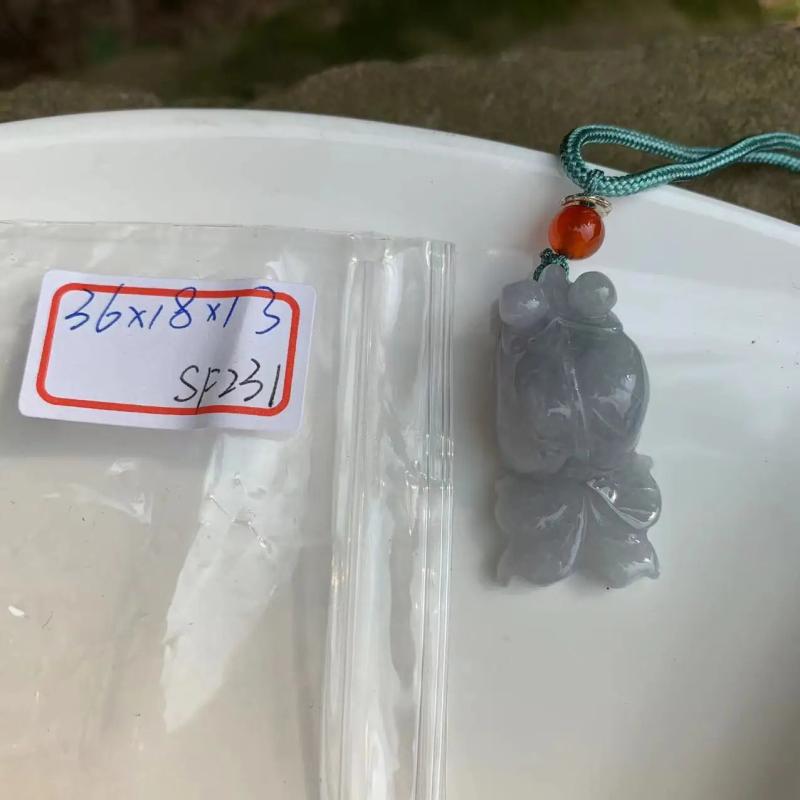 Goldfish Jade Pendant Necklace Myanmar Jade Pendant Gift