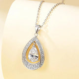 Sterling Silver Drop Pendant Necklace European American Holiday