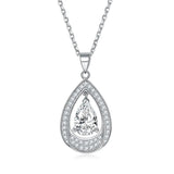 Sterling Silver Drop Pendant Necklace European American Holiday