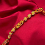 NK112 24KT Chain Necklaces Vintage Solid Gold Man Gift