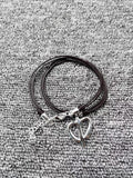 Electroplated Silver Knot Love Fork Chain Necklace Holiday Jewelry Gift