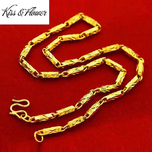 NK36 Vintage Solid 24KT Chain Necklaces for Men