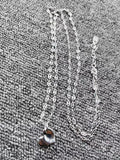 UNOde50 Heart Pendant Necklace Silver