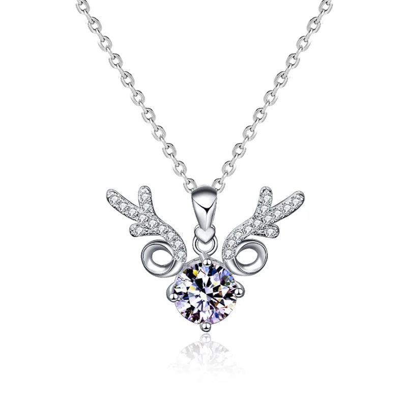 S Silver Women's Pendant Necklace European and American Holiday Gift