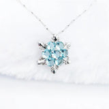 Sterling Silver Women's Pendant Necklace for Holidays
