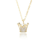 925 Silver Crown Pendant with Cubic Zirconia