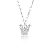925 Silver Crown Pendant with Cubic Zirconia