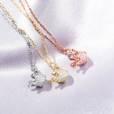 925 Silver Crown Pendant with Cubic Zirconia