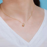 925 Silver Crown Pendant with Cubic Zirconia