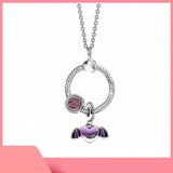 S925 Sterling Silver Bead Bracelet DIY Jewelry Cross Street Necklace