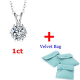 Moissanite Necklace 925 Silver Snowflake Diamond Necklace