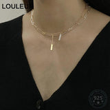 Louleur Choker Silver 925 Necklace for Women