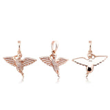 Silver Angel Pendant Necklace 925 Sterling Silver Women Jewelry