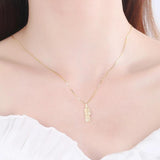 925 Sterling Silver Necklace Pendant Clavicle Holiday Gift