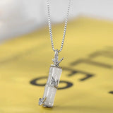 925 Sterling Silver Necklace Pendant Clavicle Holiday Gift