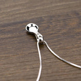 925 Silver Spoon Pendant Necklace Minimalist Birthday Gift