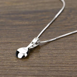 925 Silver Spoon Pendant Necklace Minimalist Birthday Gift