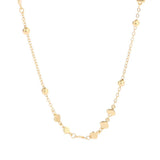 925 Sterling Silver Heart Link Chain Necklace For Women