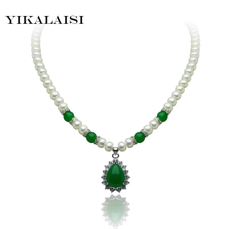 Natural Freshwater Pearl Necklace Pendant for Women Girls