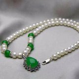 Natural Freshwater Pearl Necklace Pendant for Women Girls