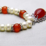 Natural Freshwater Pearl Necklace Pendant for Women Girls