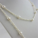 Long Multilayer Pearl Necklace for Women Accessories Statement Necklace