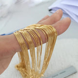 14KGF Filled Necklace 0.85mm Box Chain Stamp:1/20
