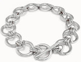 Electroplated 925 Silver Ring Necklace 14K Holiday Jewelry Gift