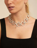 Electroplated 925 Silver Ring Necklace 14K Holiday Jewelry Gift