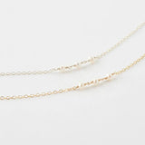 Minimalist Pearl Necklace Small Pearl Choker 925 Silver Pendants Boho Collier