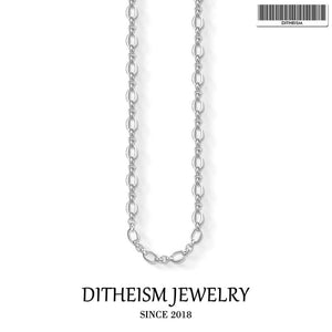 925 Sterling Silver Link Chain Necklace for Men Women