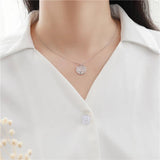 Sterling Silver Pendant Shell Elk Necklace