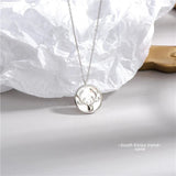 Sterling Silver Pendant Shell Elk Necklace