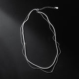 925 Silver Women's CZ Tennis Necklace Chain