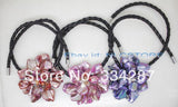 Mother of Pearl Shell Flower Pendant Necklace