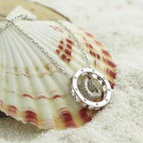 S925 Silver Heart Pendant Love Clasp Diamond Necklace