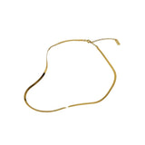 925 Silver Snake Chain Choker Women Necklace