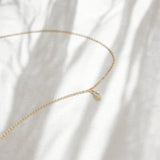 Water Drop Pearl Pendant Necklace 14K Filled Choker Boho Collier Femme