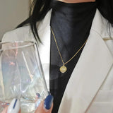 925 Silver Double English Necklace for Women