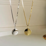 925 Silver Double English Necklace for Women