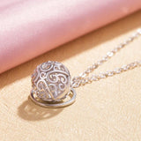 Women's 925 Silver Necklace Ball Pendant Chokers Fine Jewelry