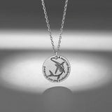 925 Silver Shark Pendant Necklace for Men Girls