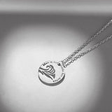 925 Silver Shark Pendant Necklace for Men Girls