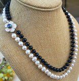 Natural Freshwater Pearl Necklace 18-19inch