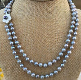 Natural Freshwater Pearl Necklace 18-19inch