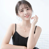 Women's Love Letter Envelope Pendant Necklace With Chain