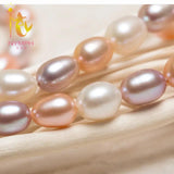 Freshwater Pearl Choker Stone Necklace for Party X1223