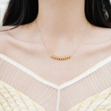 European 925 Sterling Silver Willow Nail Necklace Women's Rose Pendant