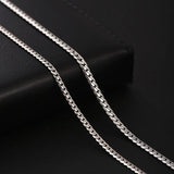 S925 Silver Necklace Men's Snake Bone Chain Retro Thai Silver Niche Men's Tide